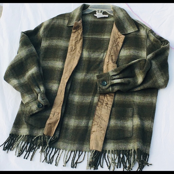 Flannel  Blaze, fringed. M. - Picture 2 of 8